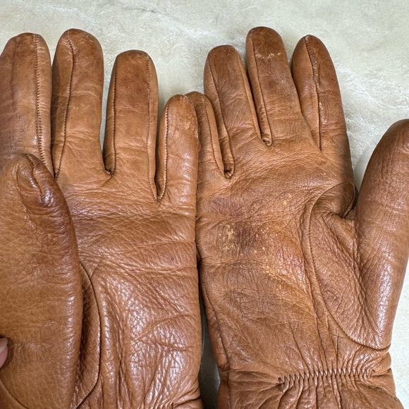 Portolano Italy Leather Shearling Gloves - Picture 6 of 13